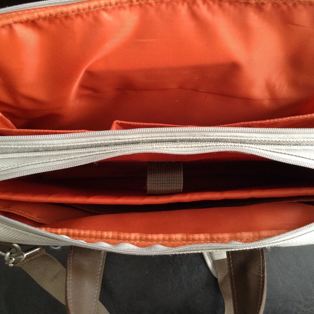 Canvas document bag -beige - Picture 2 of 11
